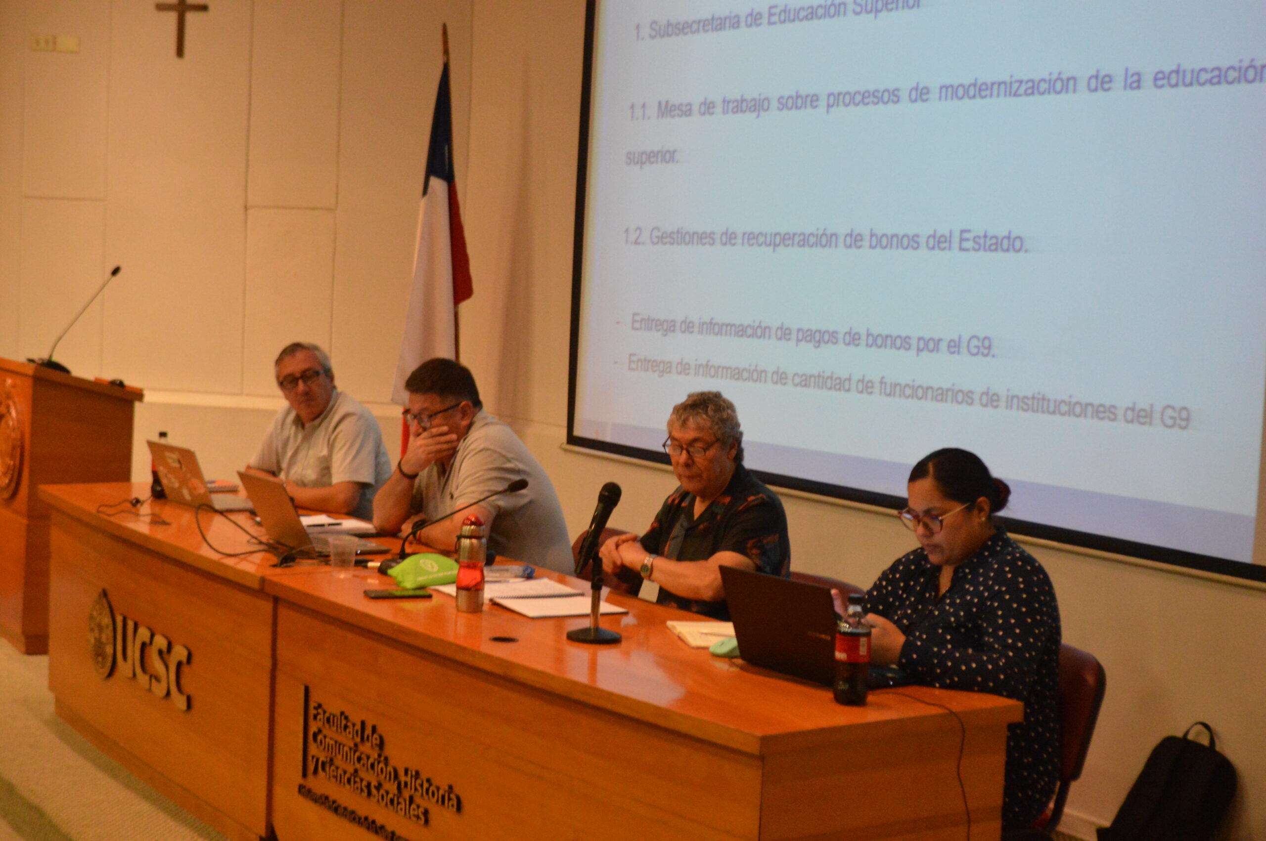 La Coordinadora Nacional de Trabajadores de Universidades Chilenas se reunió en la UCSC